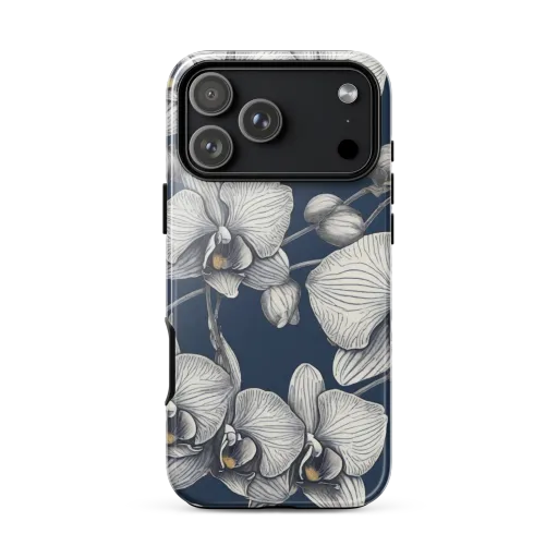 Moonlit Phalaenopsis on a Tough Case for iPhone®