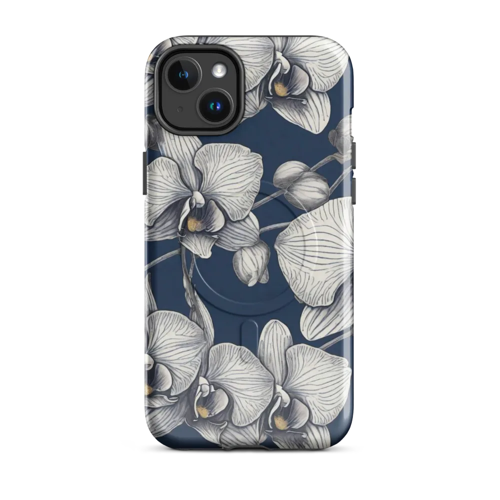 Moonlit Phalaenopsis on MagSafe Tough Case for iPhone® — Front