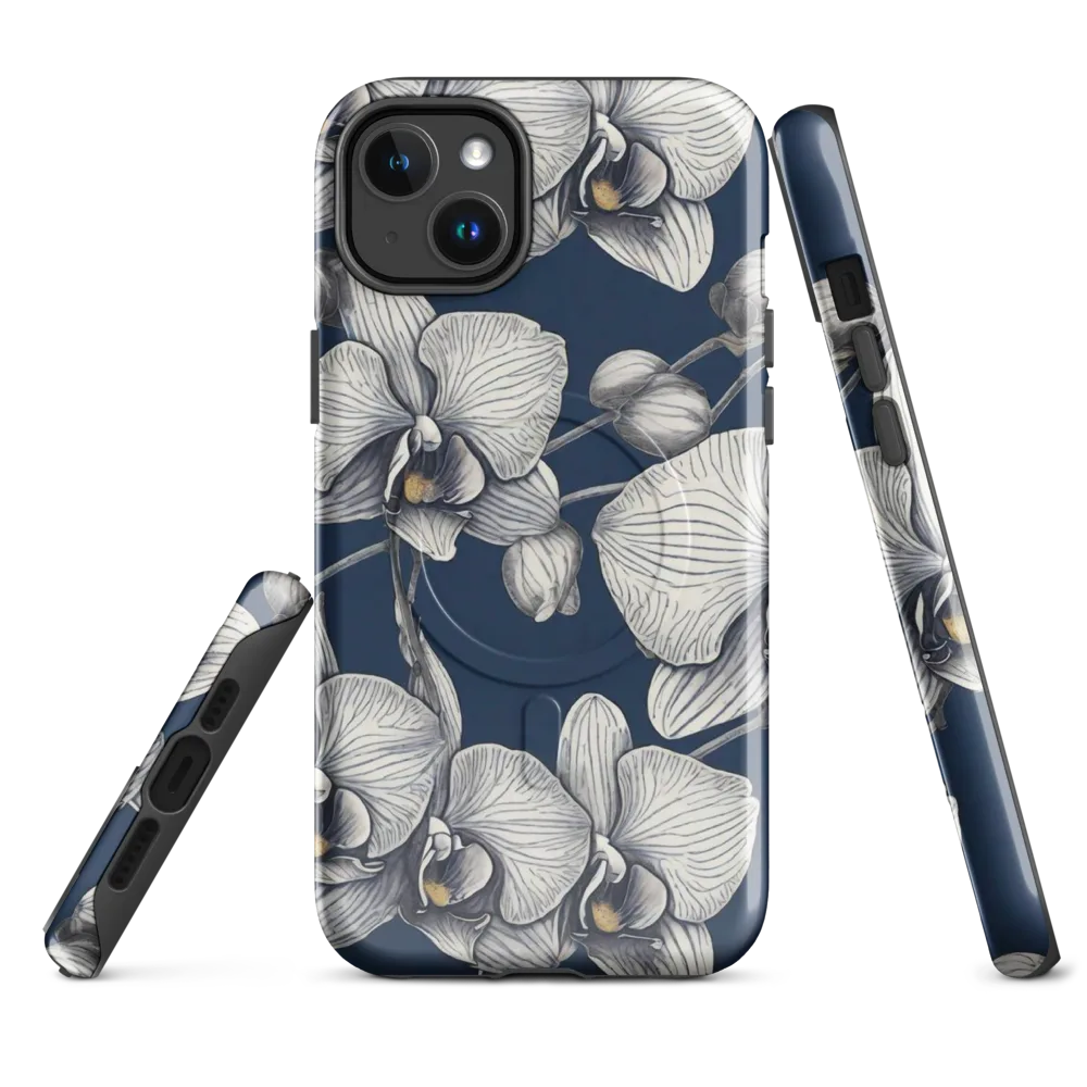 Moonlit Phalaenopsis on MagSafe Tough Case for iPhone® — Front
