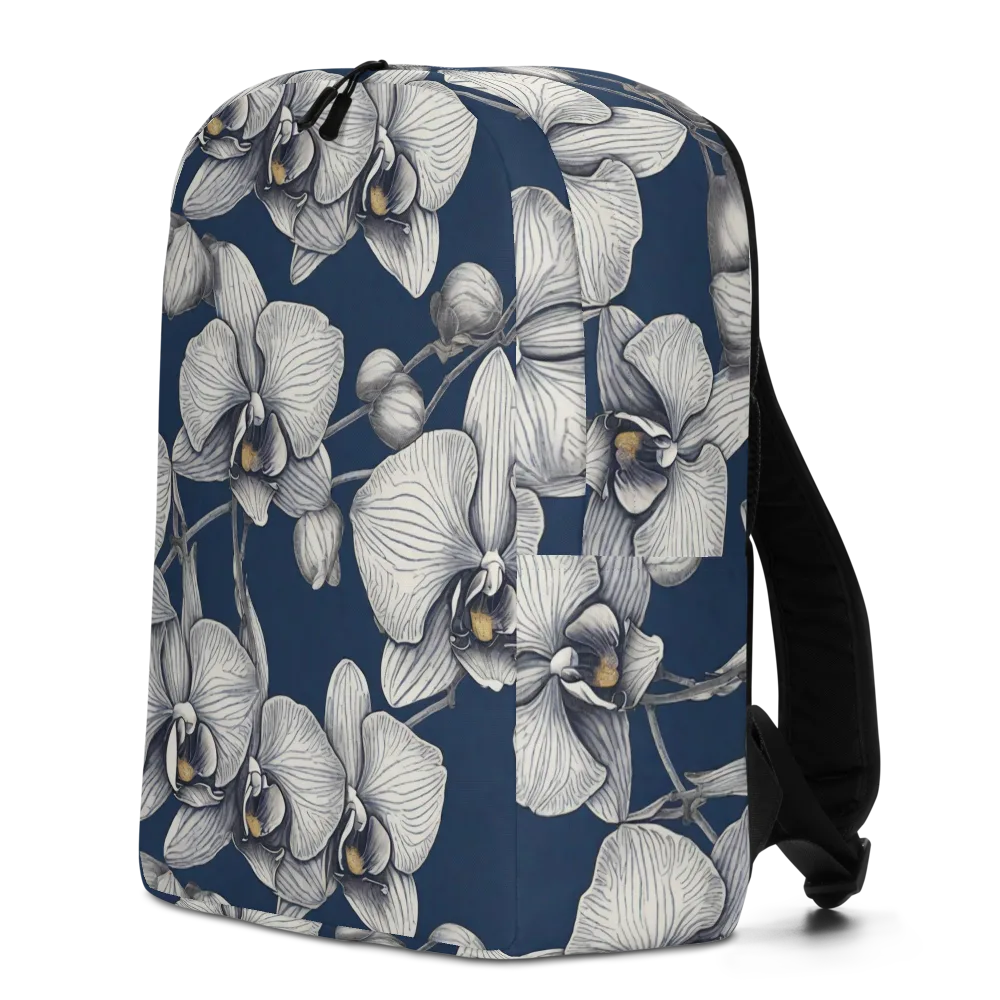 Moonlit Phalaenopsis on Minimalist Backpack — Left
