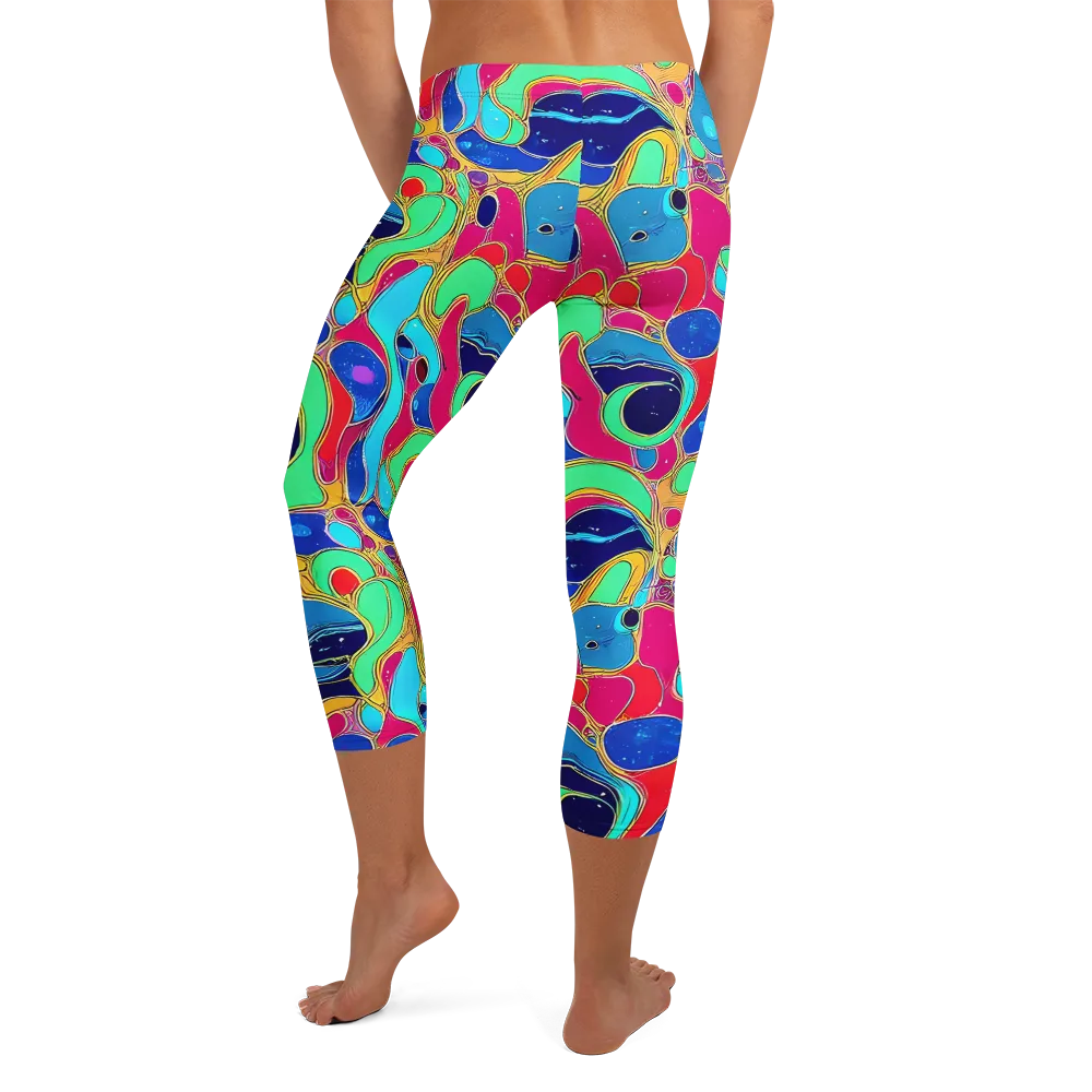 Jewel Riot on Capri Leggings — Back
