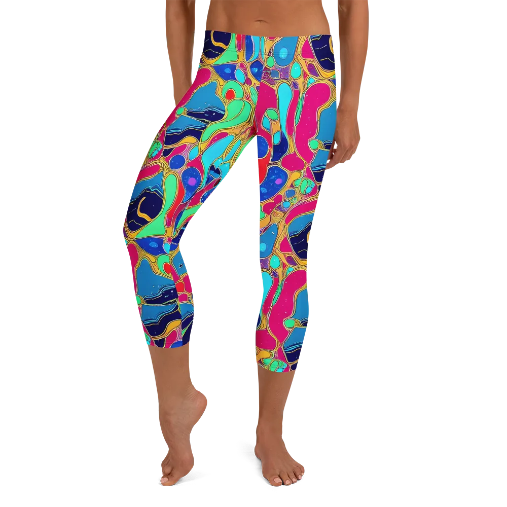 Jewel Riot on Capri Leggings — Front