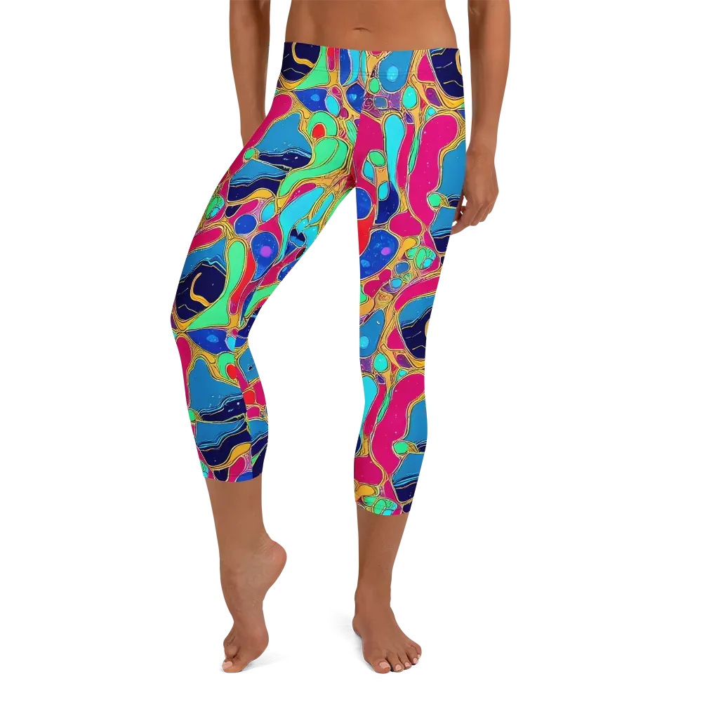 Jewel Riot on Capri Leggings — Front