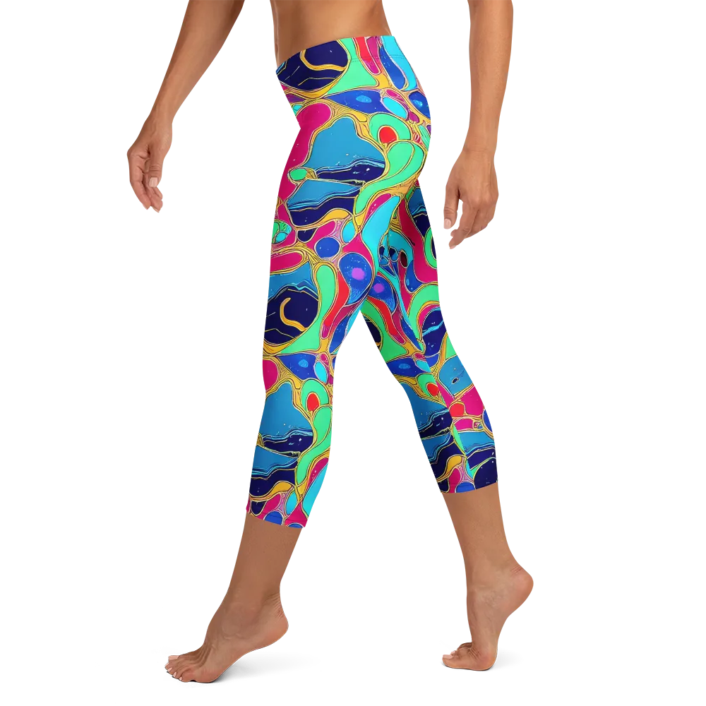 Jewel Riot on Capri Leggings — Left