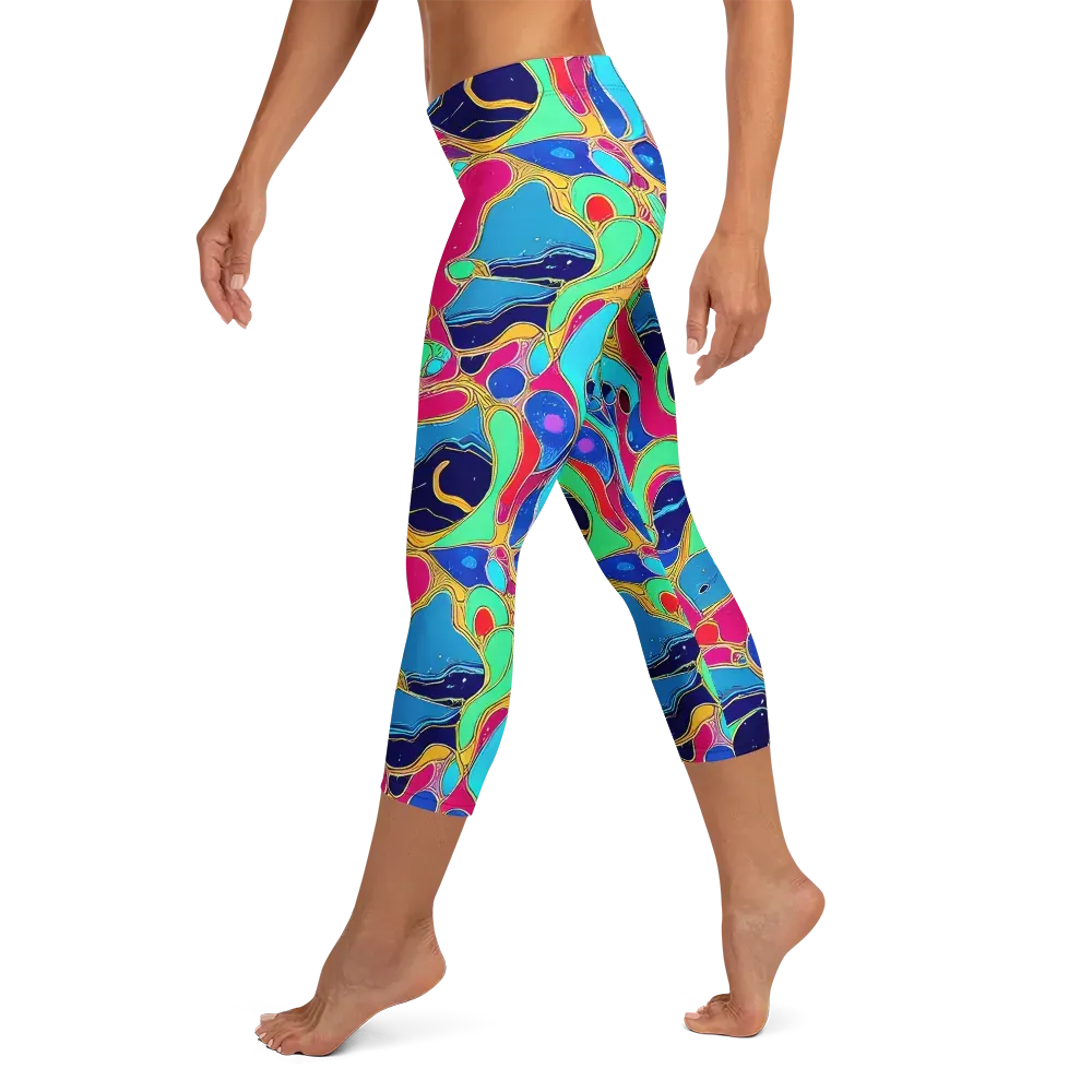 Jewel Riot on Capri Leggings — Left
