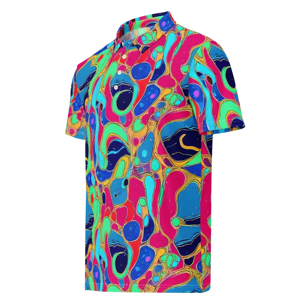 Jewel Riot on Men's Slim Fit Polo Shirt — Left Front