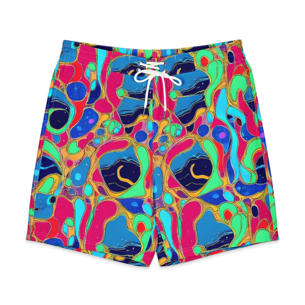 Jewel Riot on Men's Board Shorts — Front