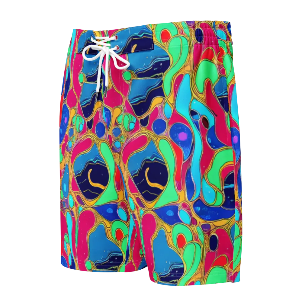 Jewel Riot on Men's Board Shorts — Front