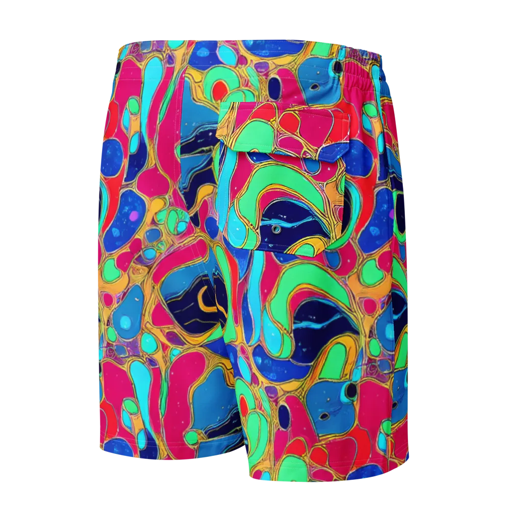 Jewel Riot on Men's Board Shorts — Back