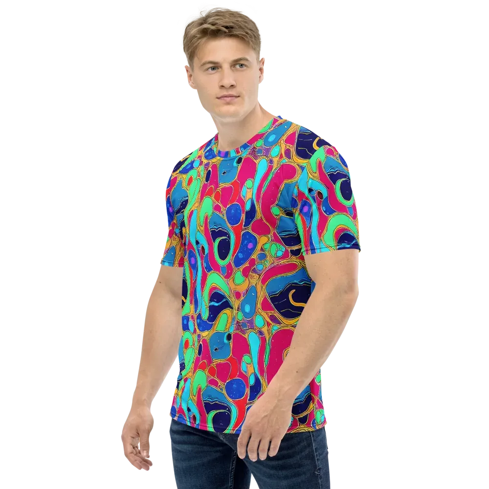 Jewel Riot on Men's Crew Neck T-Shirt — Left