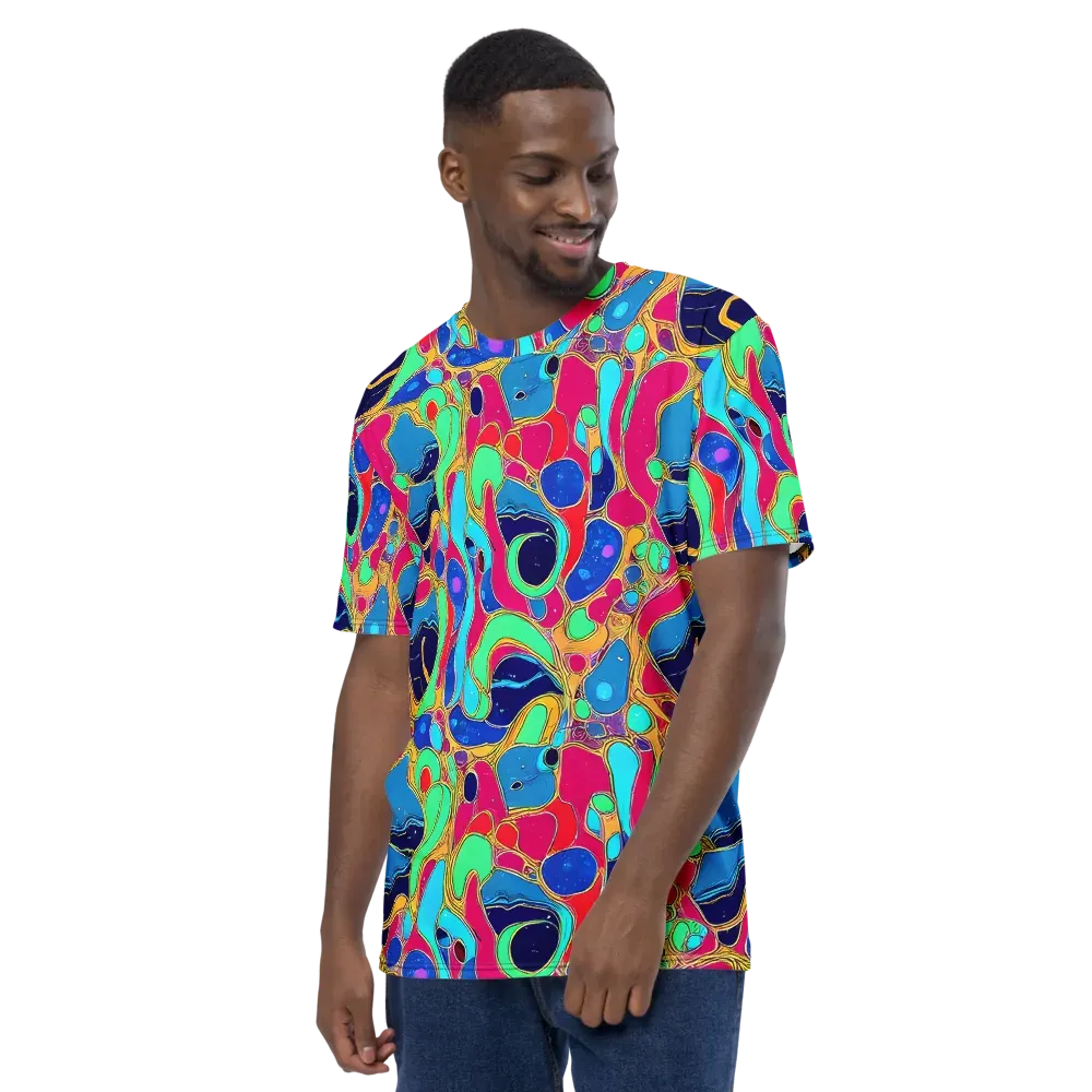 Jewel Riot on Men's Crew Neck T-Shirt — Left