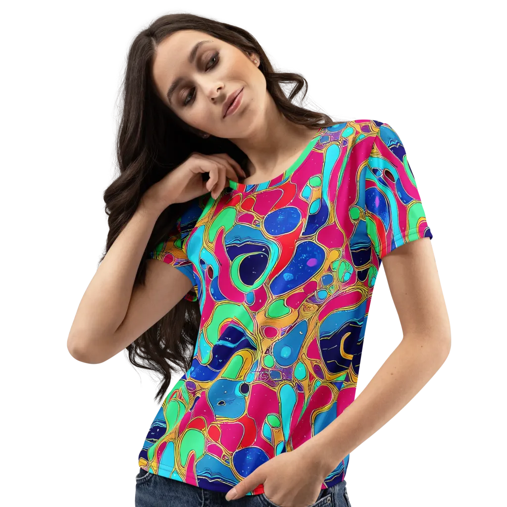 Jewel Riot on Women's Crew Neck T-Shirt — Left Front