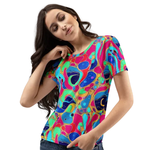 Jewel Riot on a Women's Crew Neck T-Shirt
