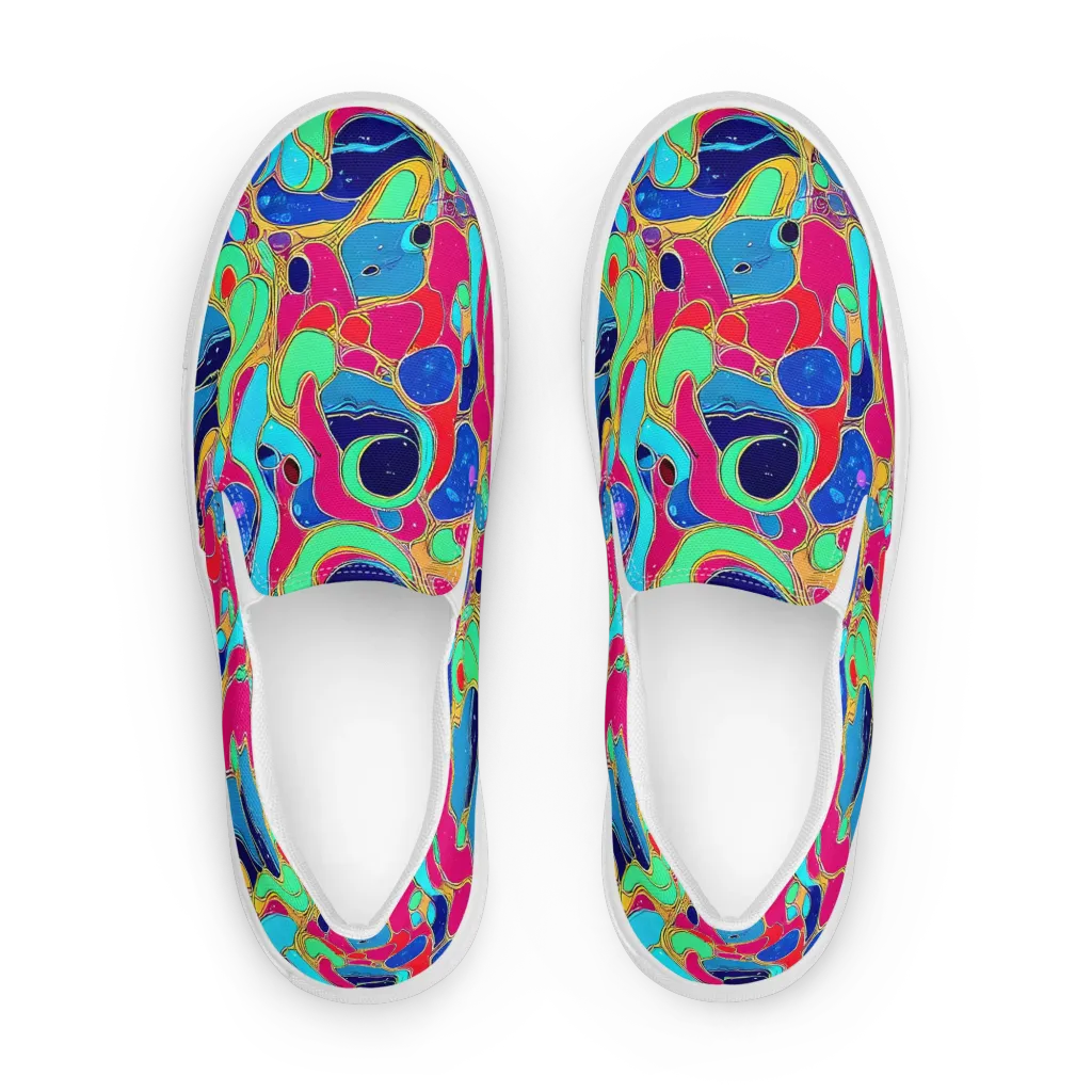 Jewel Riot on Men's Slip-On Canvas Shoes — Front