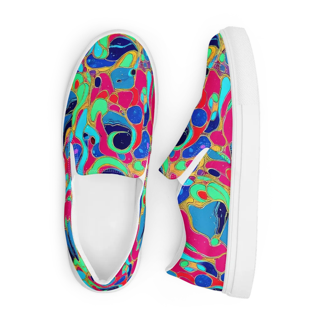 Jewel Riot on Men's Slip-On Canvas Shoes — Front