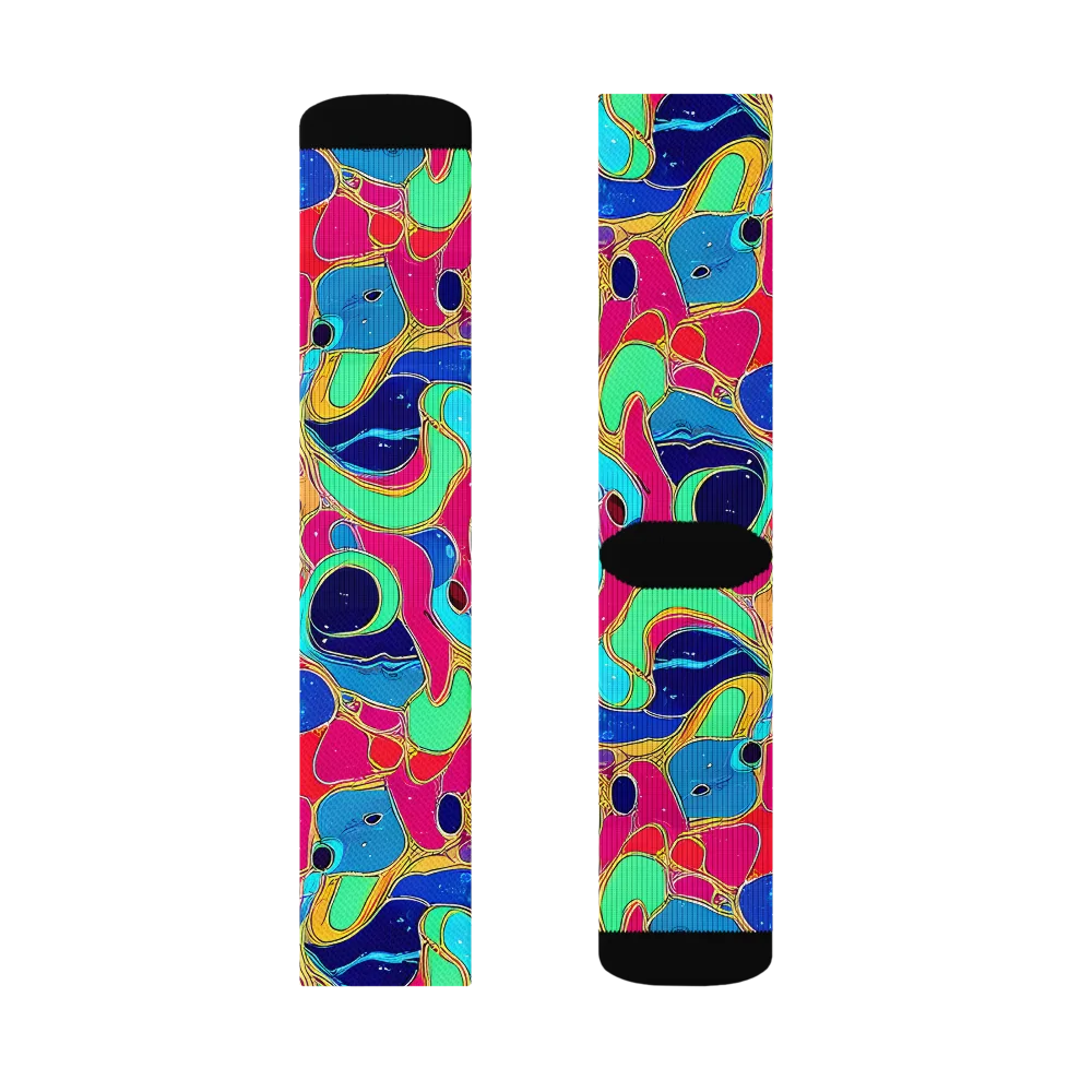 Jewel Riot on Socks — Left Sock