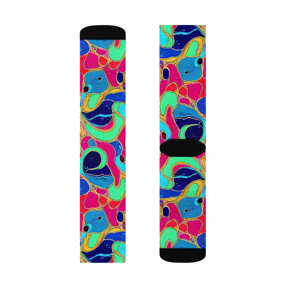 Jewel Riot on Socks — Right Sock