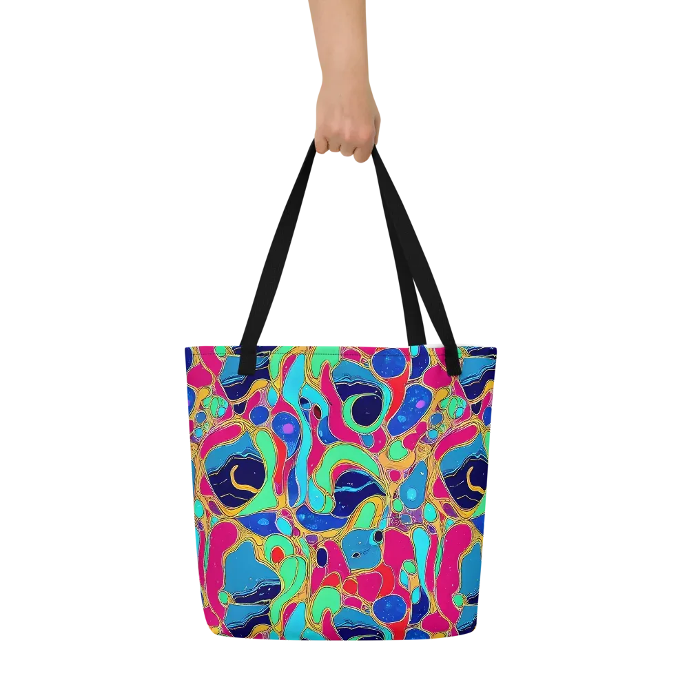 Jewel Riot on Large Tote Bag W/ Pocket — Front