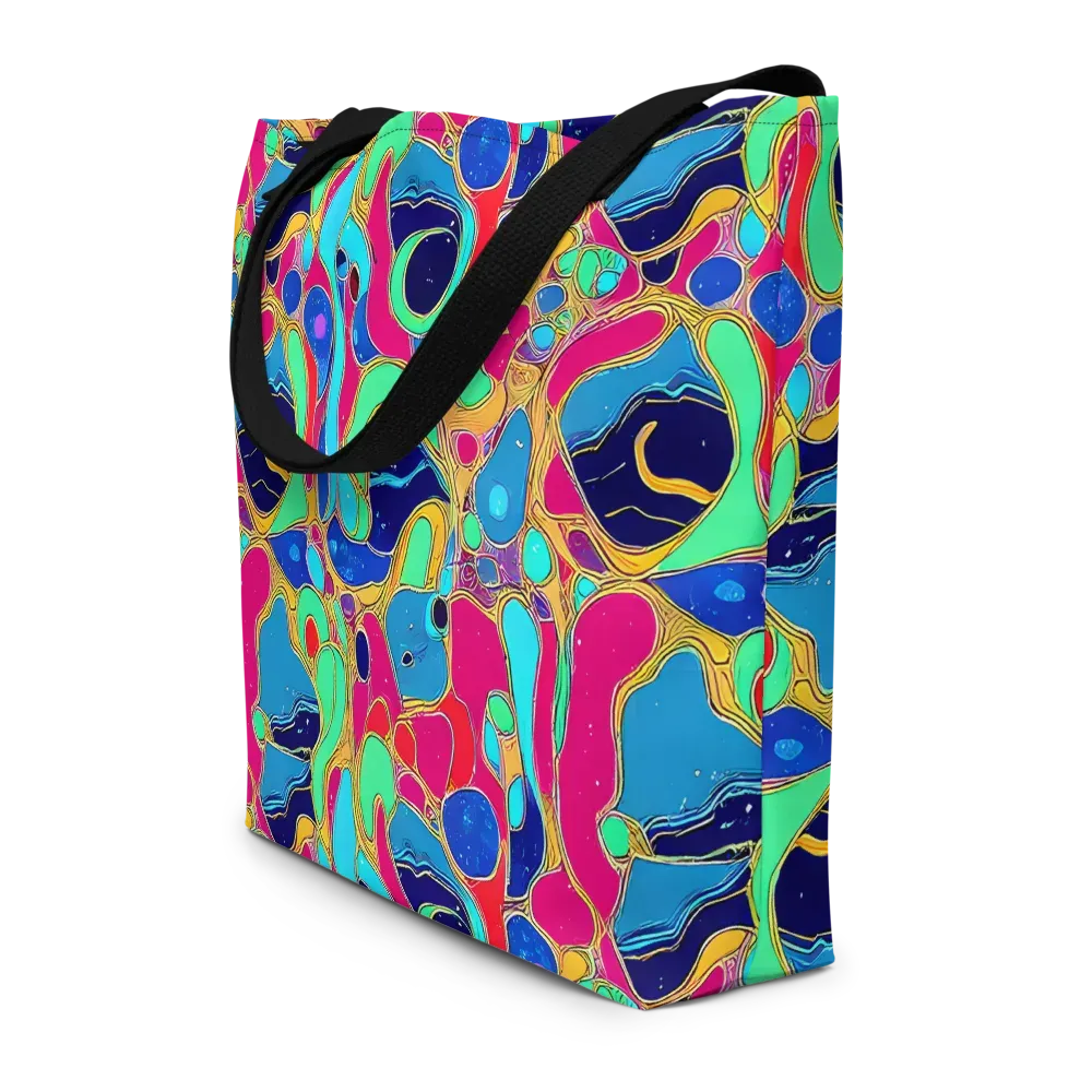 Jewel Riot on Large Tote Bag W/ Pocket — Front