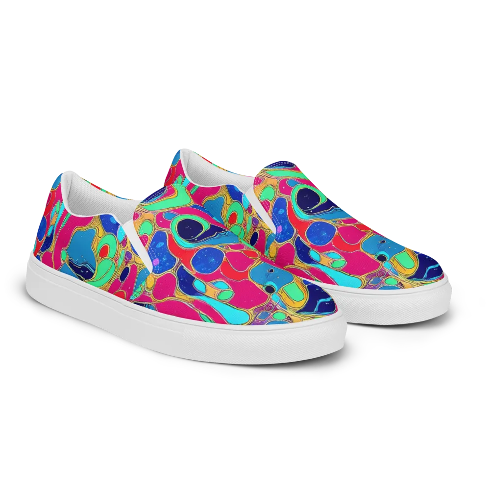 Jewel Riot on Women's Slip-On Canvas Shoes — Right Front