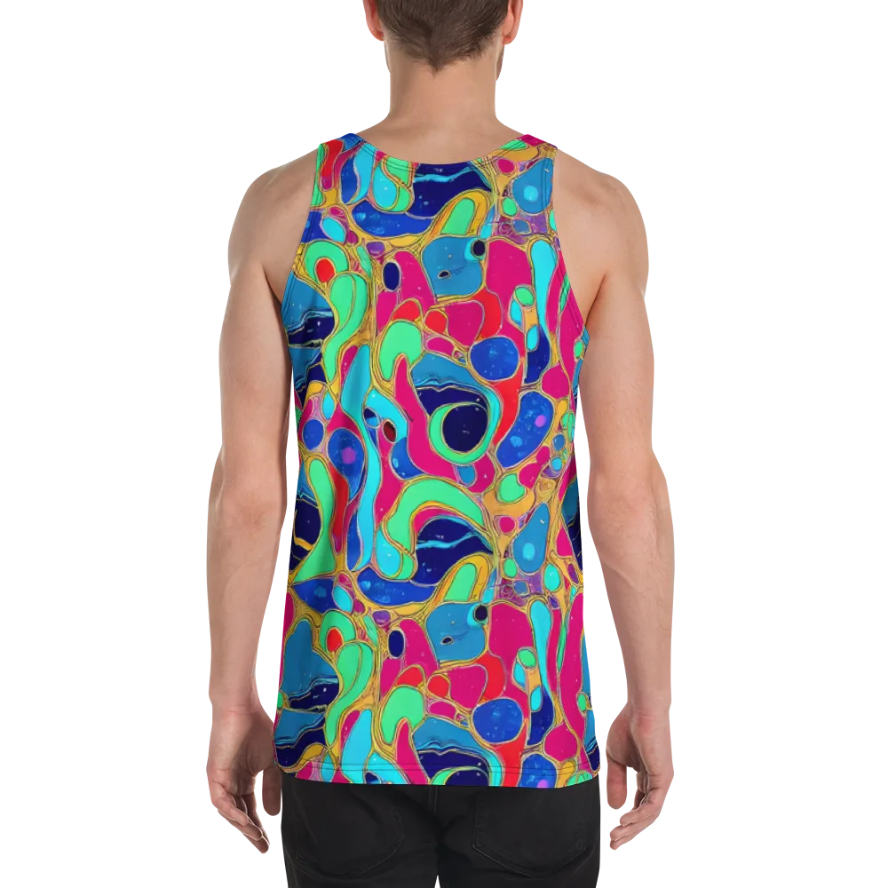 Jewel Riot on Men's Tank Top — Back