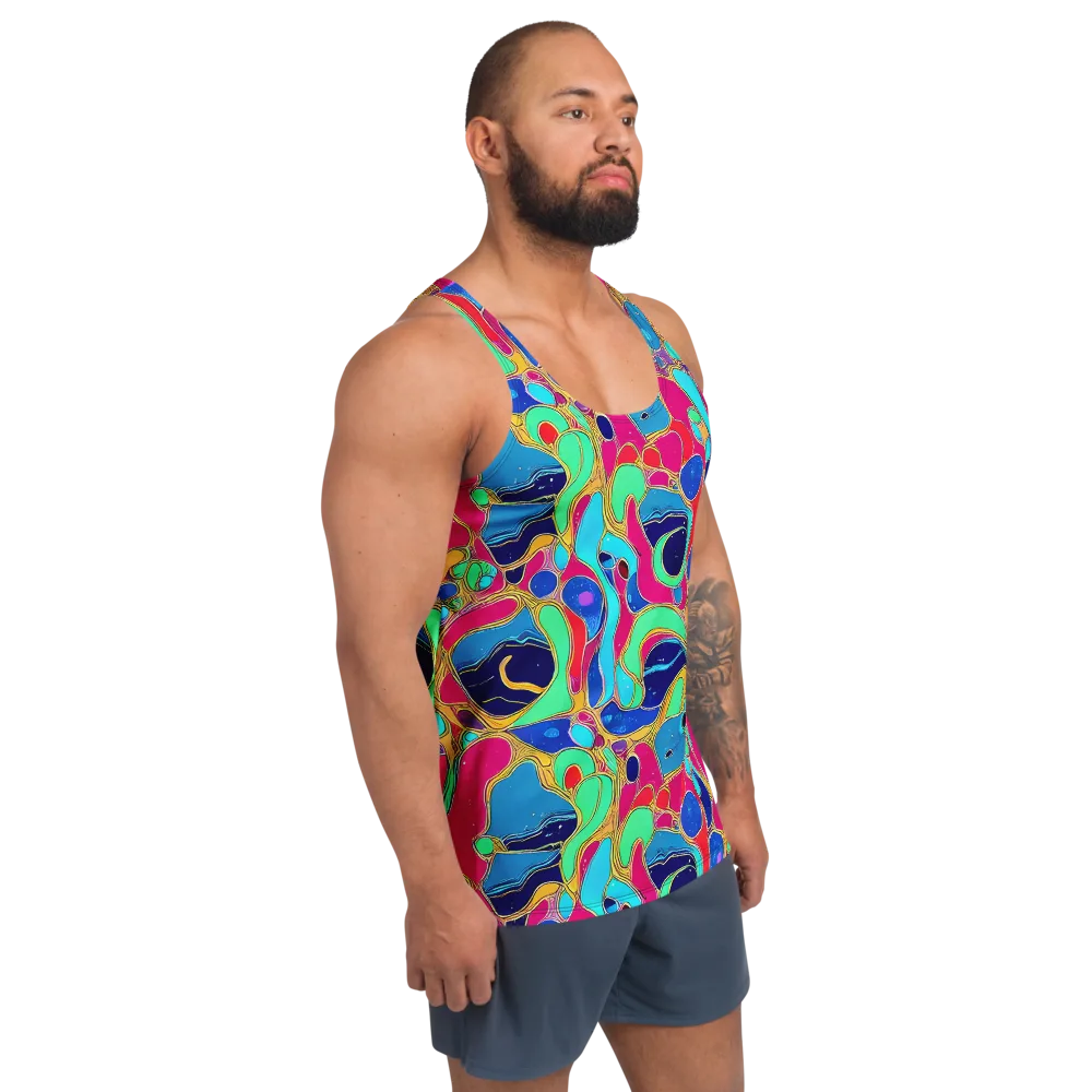 Jewel Riot on Men's Tank Top — Right Front