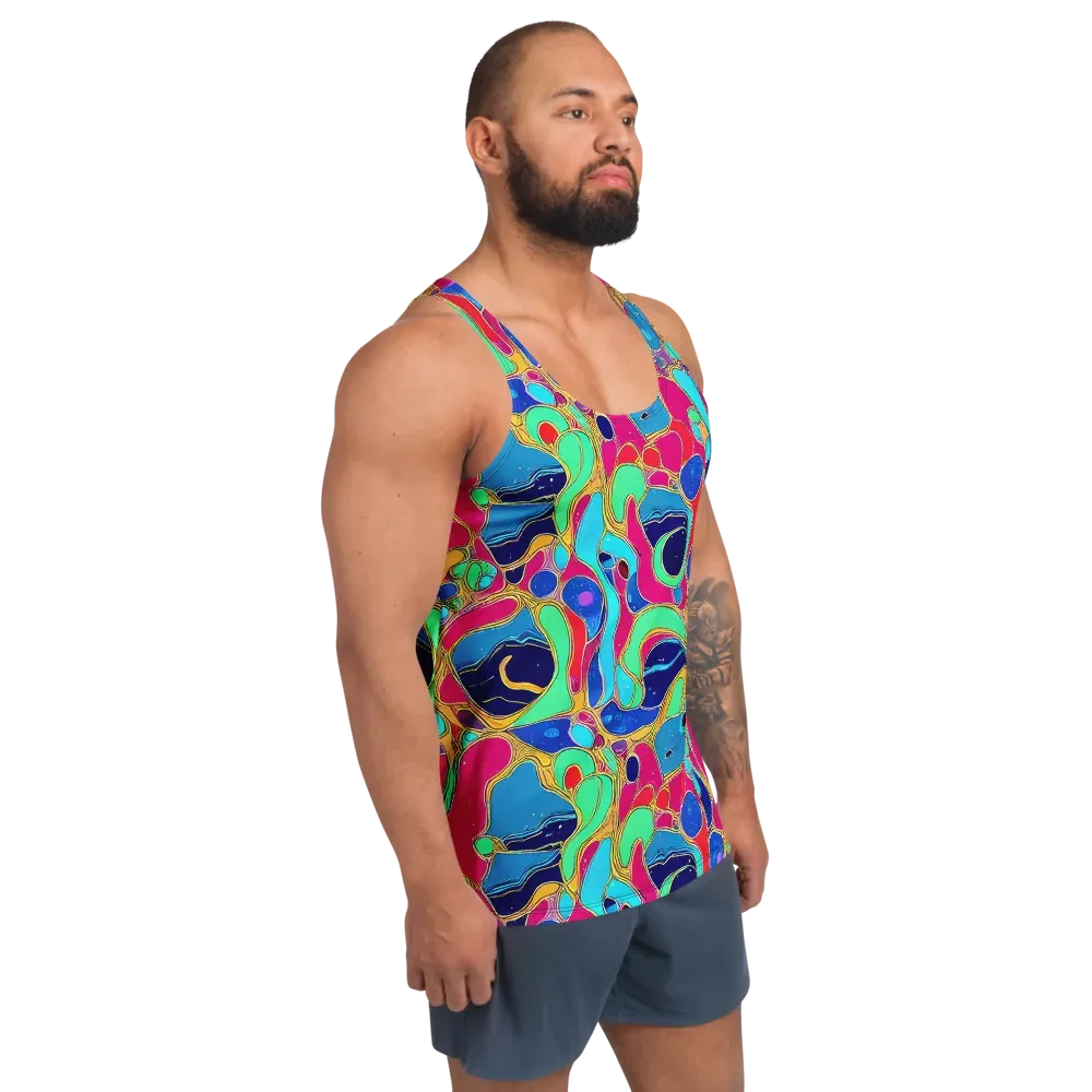 Jewel Riot on Men's Tank Top — Right Front