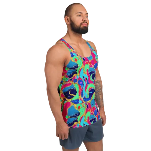 Jewel Riot on a Men's Tank Top