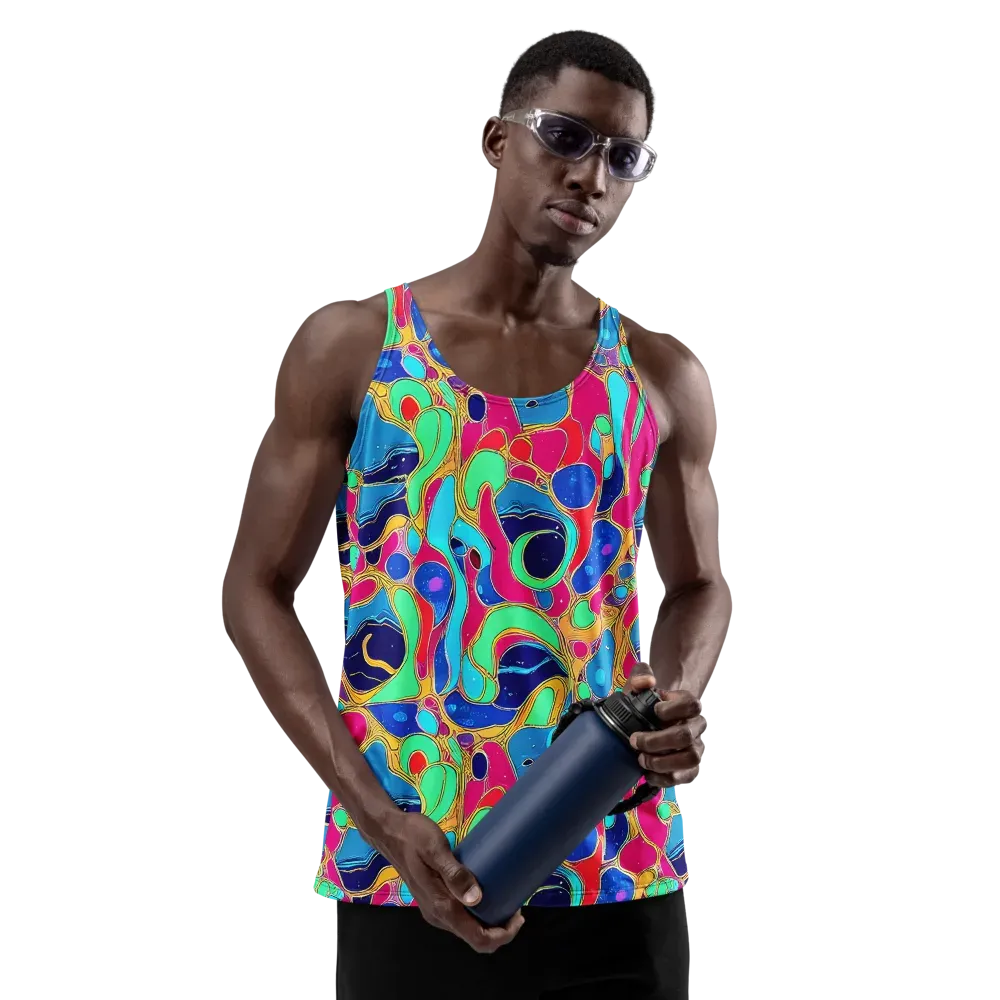 Jewel Riot on Men's Tank Top — Front