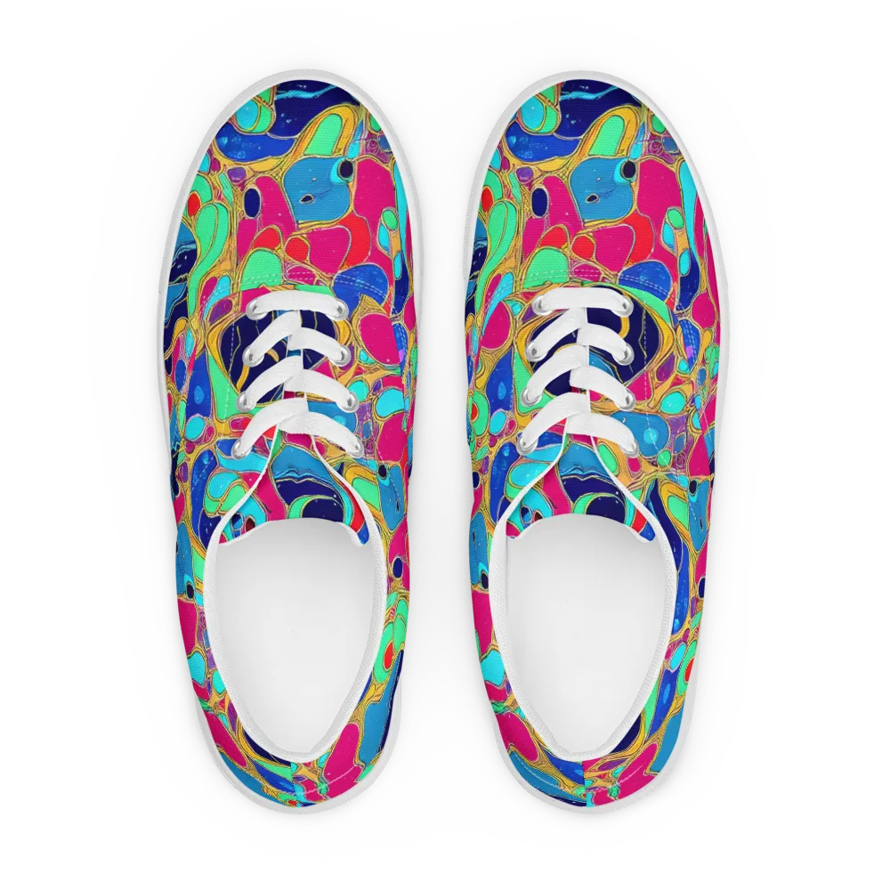 Jewel Riot on Men's Lace-Up Canvas Shoes — Front