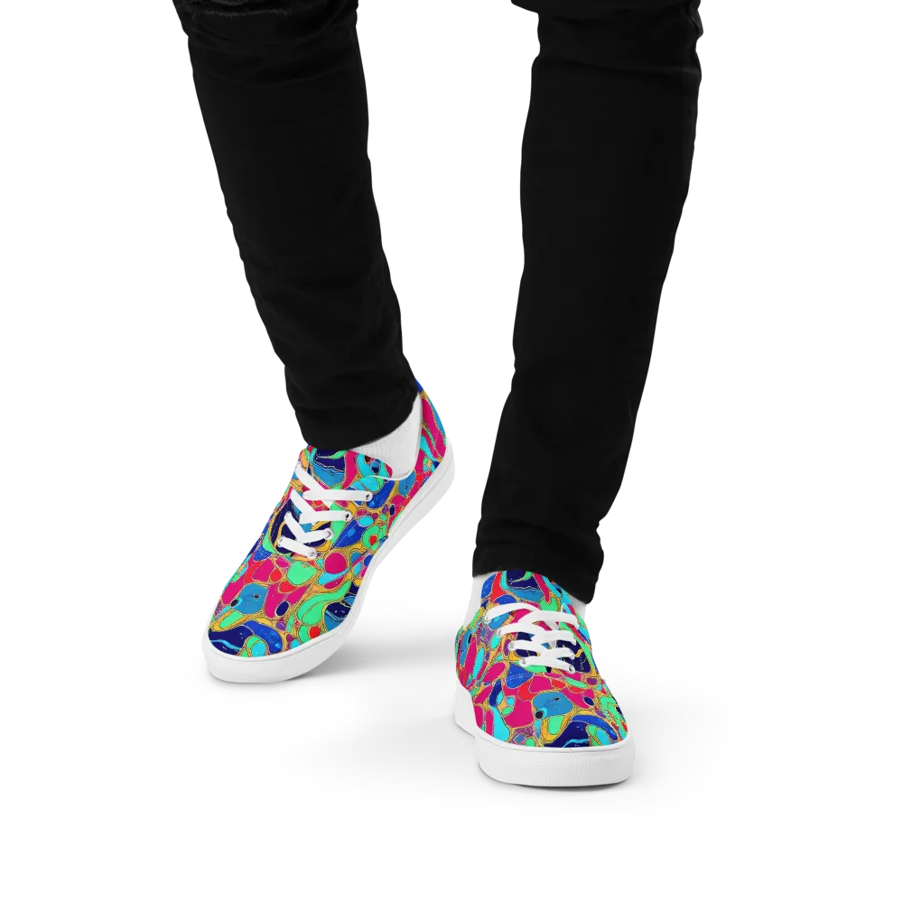 Jewel Riot on Men's Lace-Up Canvas Shoes — Front