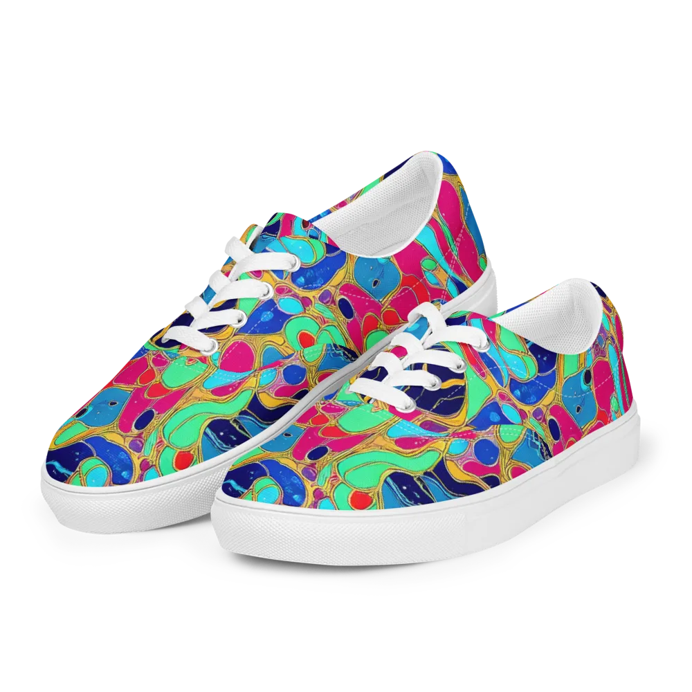 Jewel Riot on Men's Lace-Up Canvas Shoes — Left Front