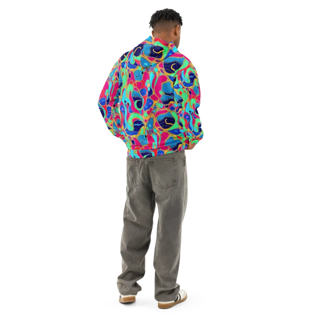 Jewel Riot on Cotton Hoodie — Back