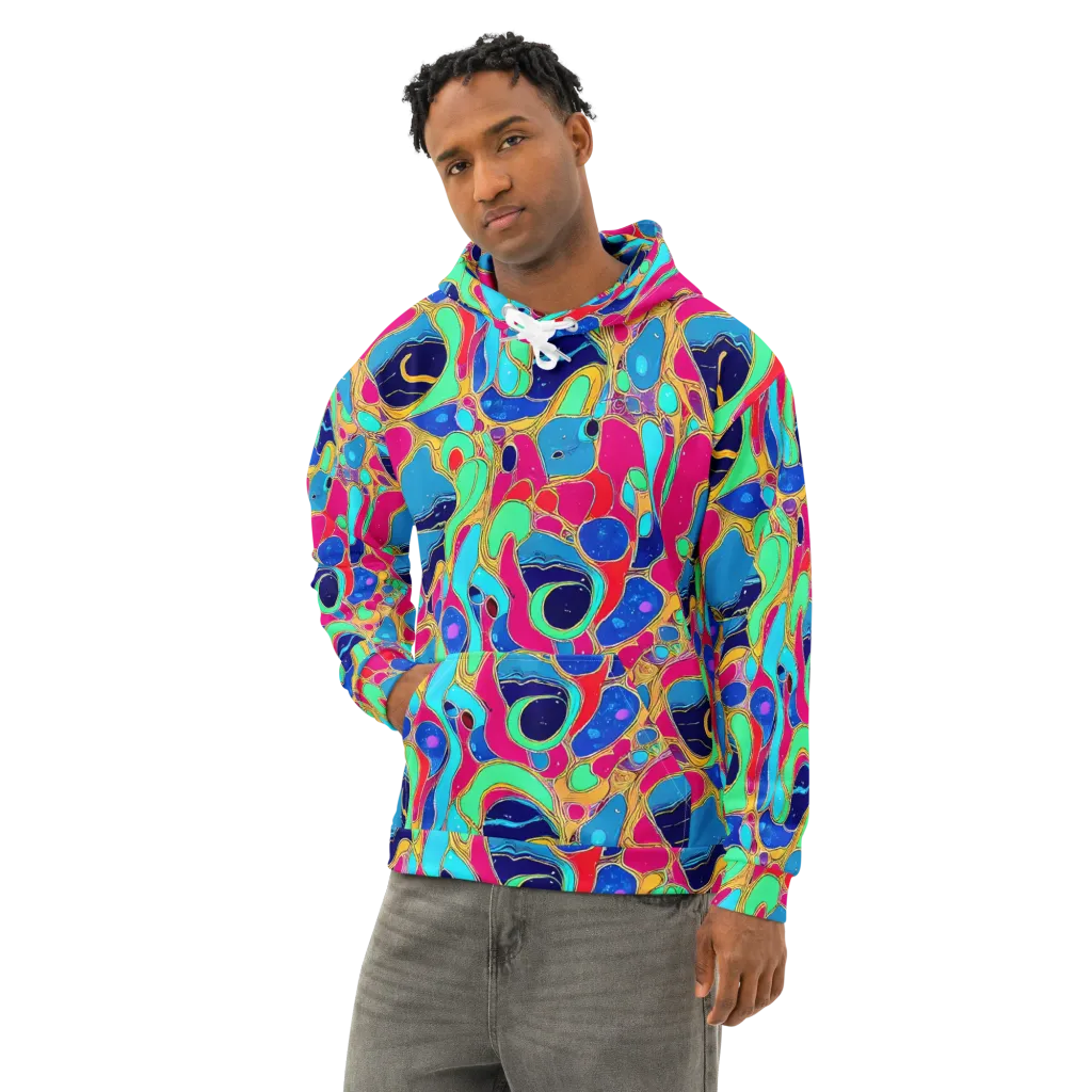 Jewel Riot on Cotton Hoodie — Left Front