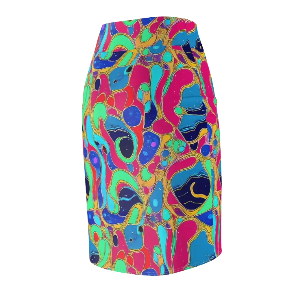 Jewel Riot on Pencil Skirt — Back Side