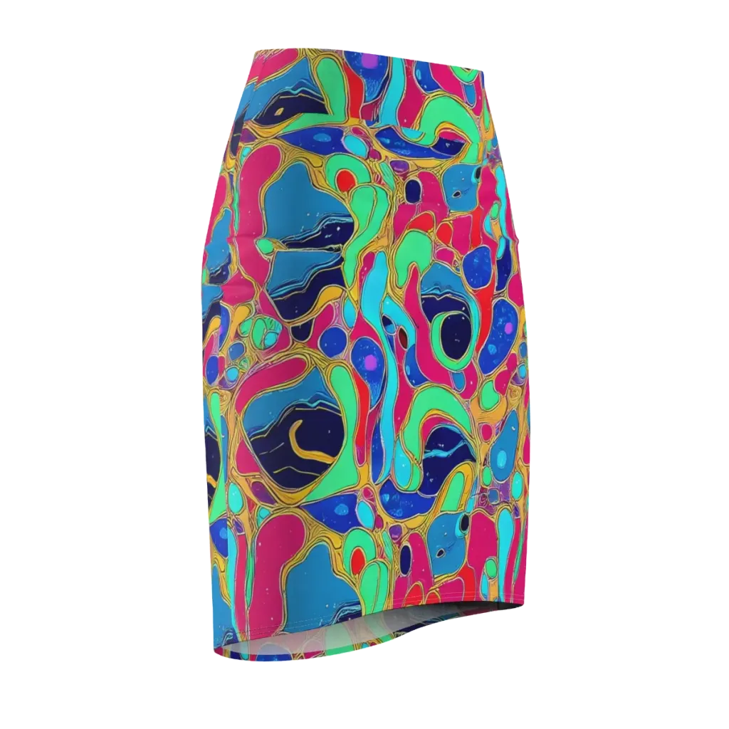 Jewel Riot on Pencil Skirt — Front Side