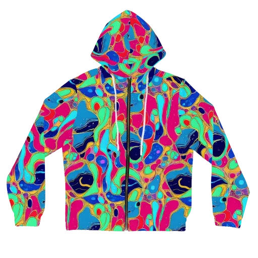 Jewel Riot on a Women's Full-Zip Hoodie