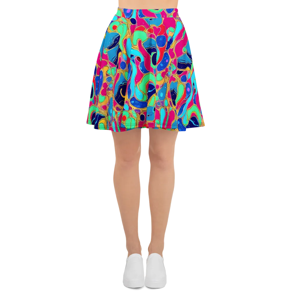Jewel Riot on Skater Skirt — Front