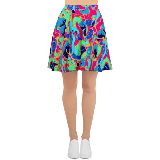 Jewel Riot on a Skater Skirt