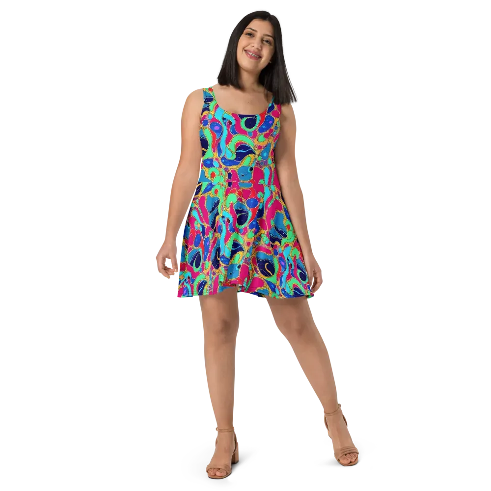 Jewel Riot on Skater Dress — Front