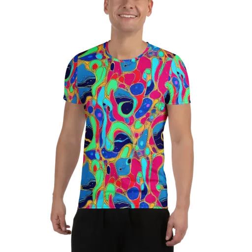 Jewel Riot on a Men's Athletic T-Shirt