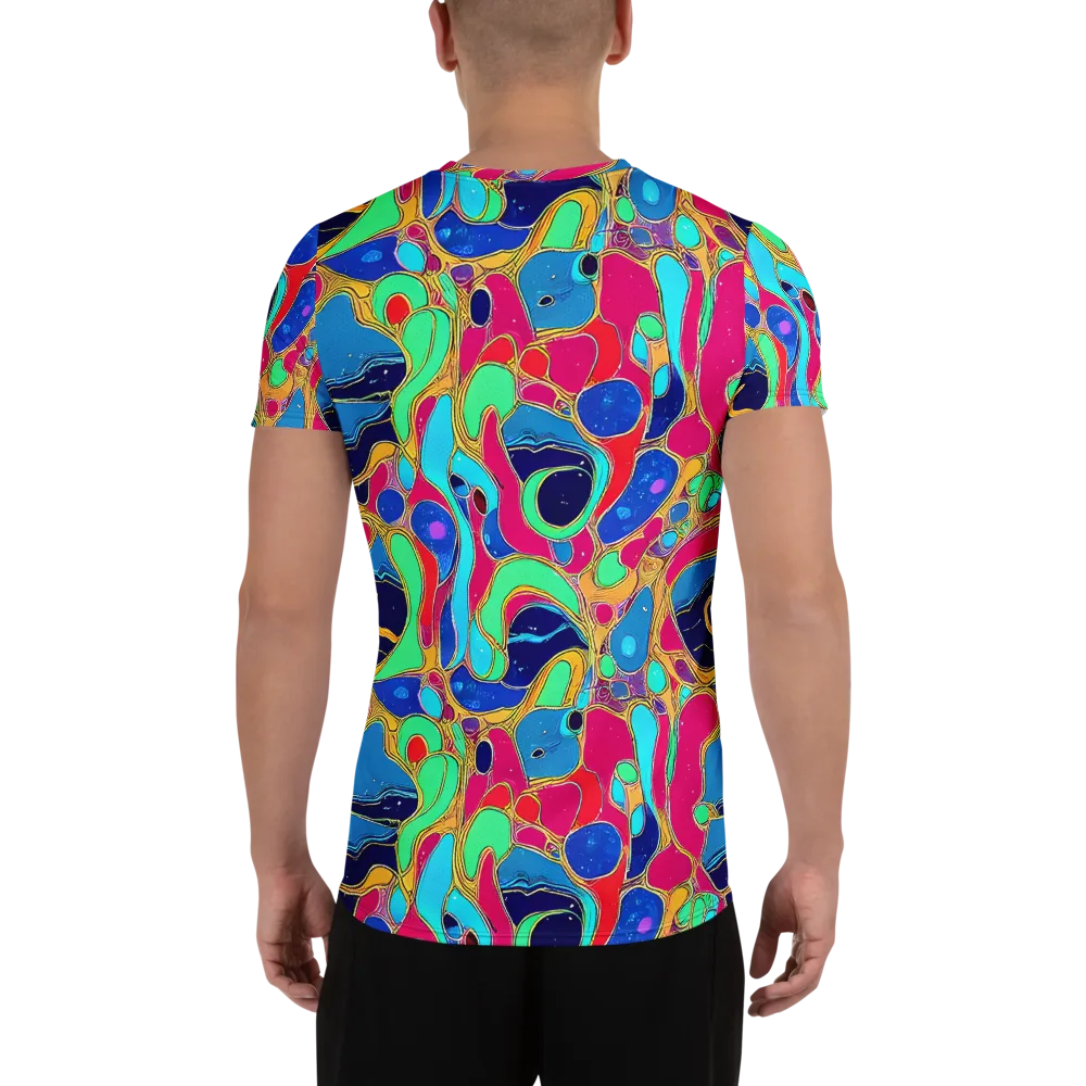 Jewel Riot on Men's Athletic T-Shirt — Back