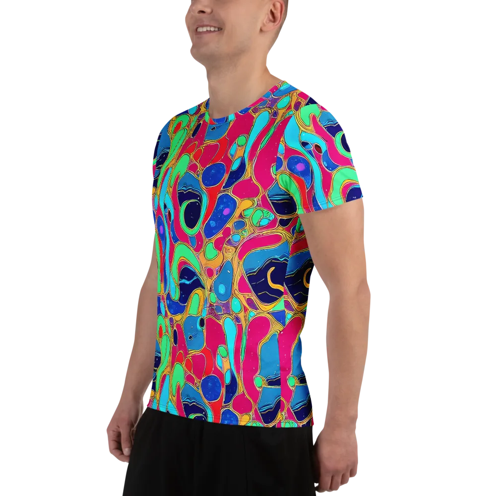Jewel Riot on Men's Athletic T-Shirt — Left