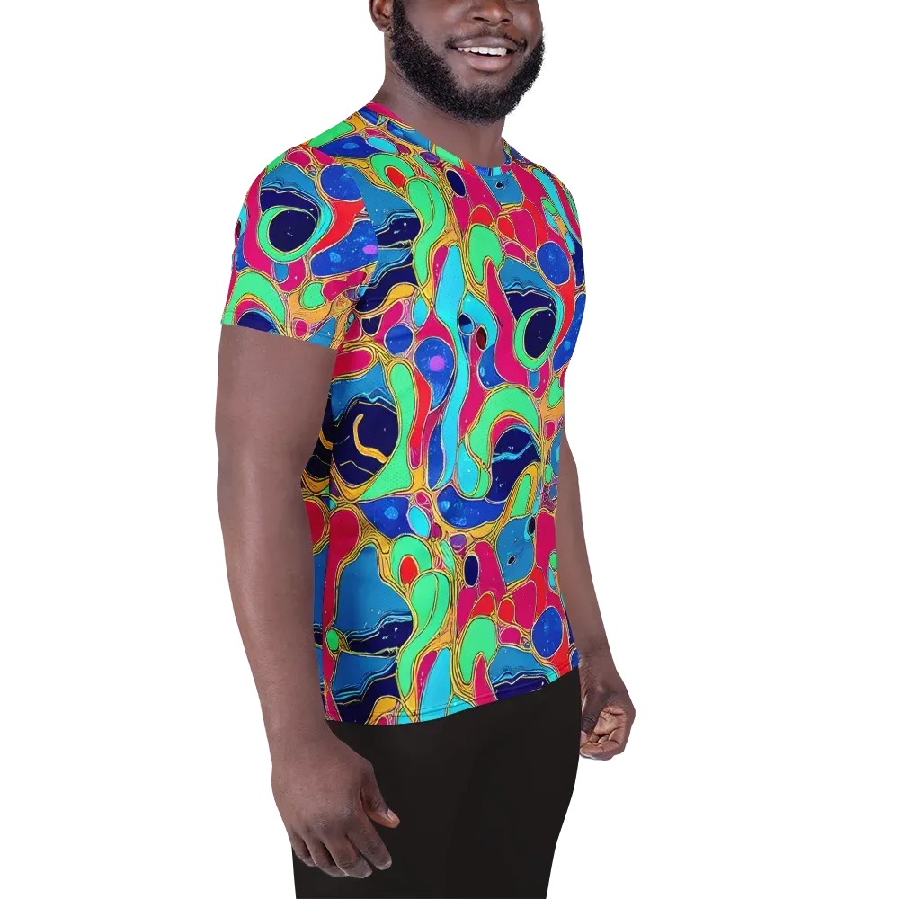 Jewel Riot on Men's Athletic T-Shirt — Right