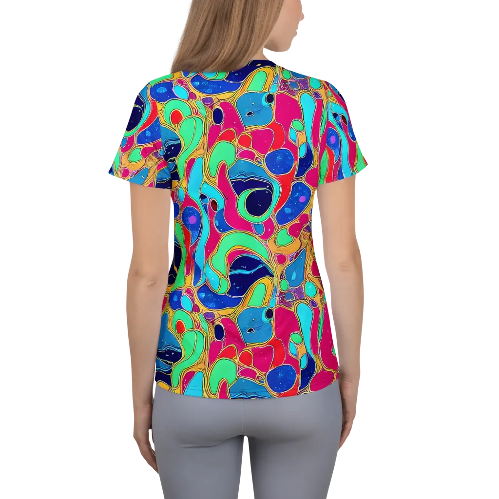 Jewel Riot on Women's Athletic T-Shirt — Back