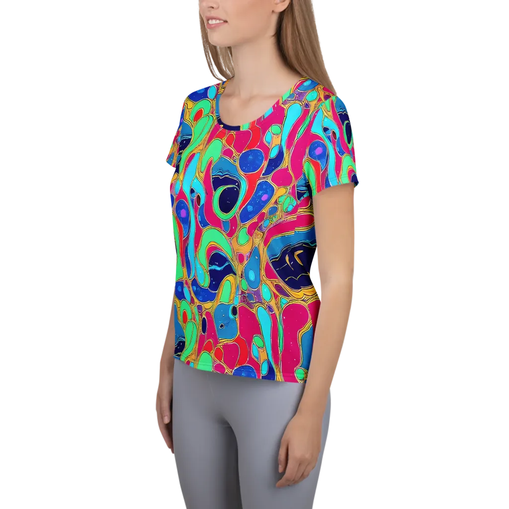 Jewel Riot on Women's Athletic T-Shirt — Left