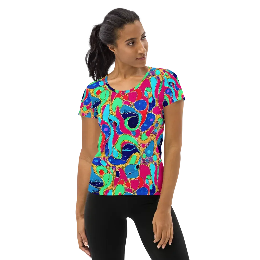 Jewel Riot on Women's Athletic T-Shirt — Front