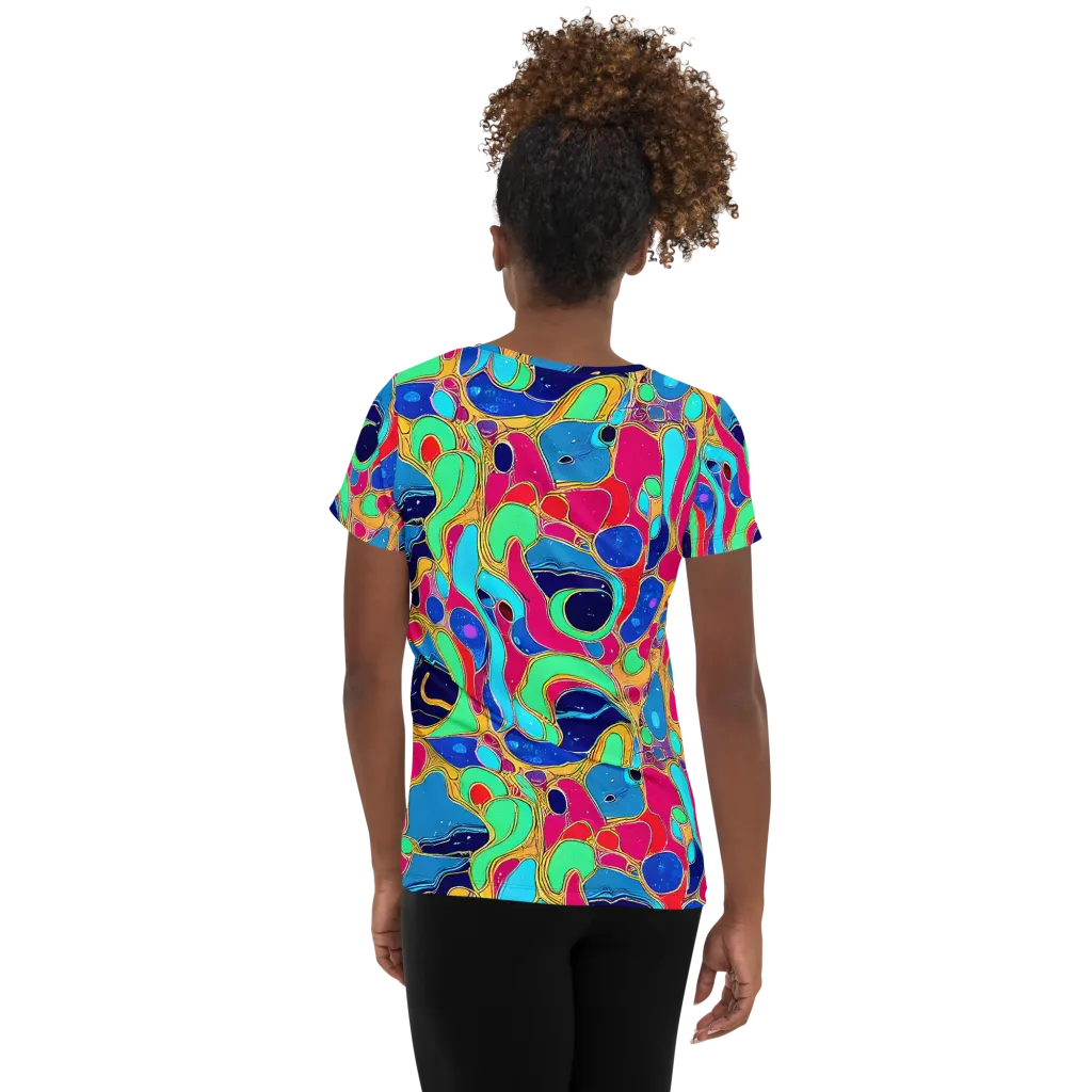 Jewel Riot on Women's Athletic T-Shirt — Back