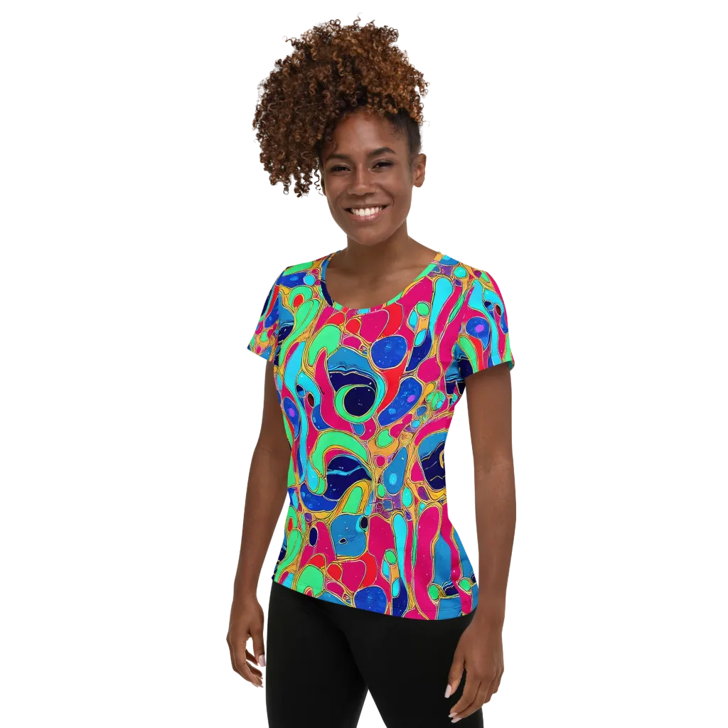 Jewel Riot on Women's Athletic T-Shirt — Left