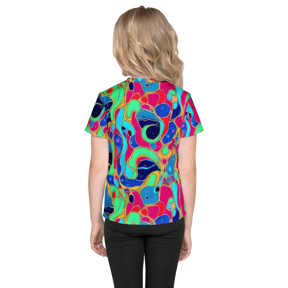 Jewel Riot on Kids Crew Neck T-Shirt — Back